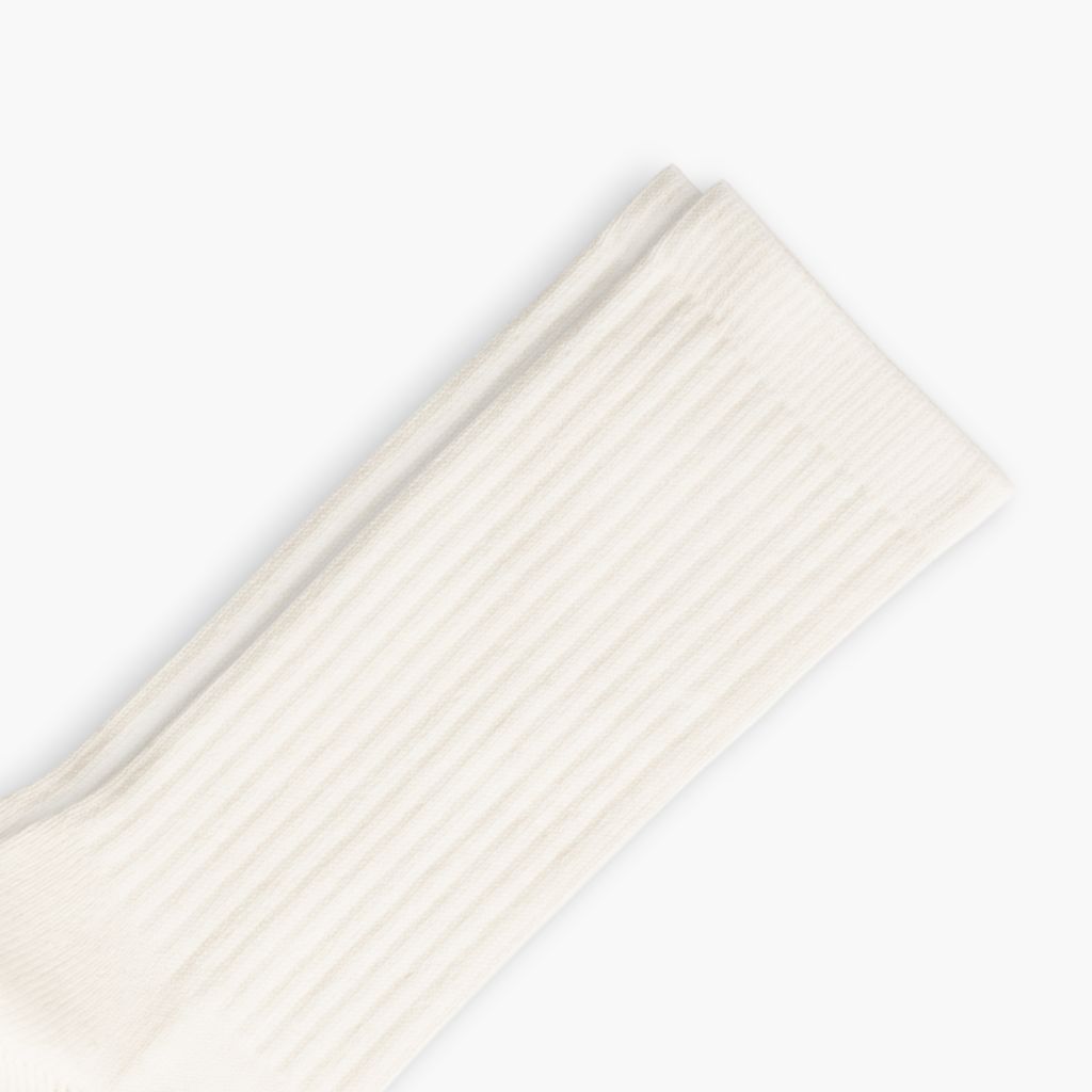 Women's Cotton Crew Sock | Off White - Image 2