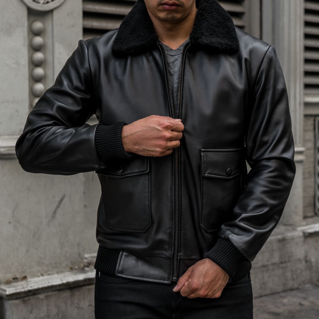 Flight Jacket | Black - Image 2