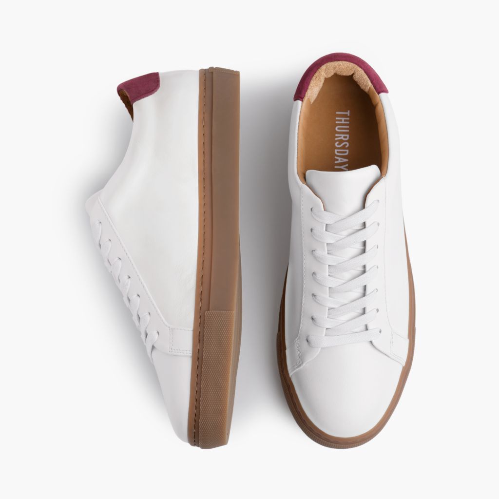 Women's Legacy | White x Burgundy - Image 3