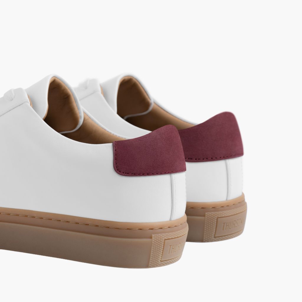 Women's Legacy | White x Burgundy - Image 4