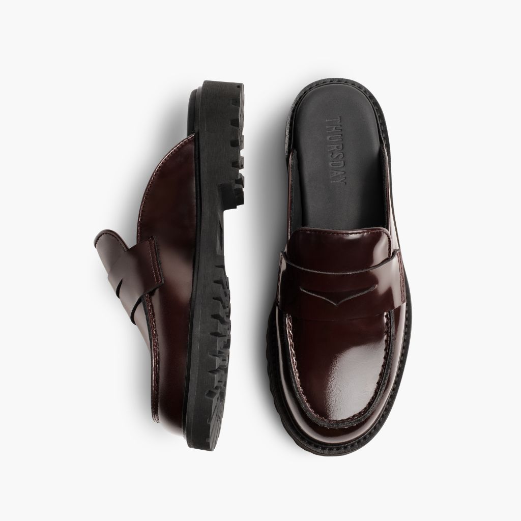 Penny Mule | Burgundy - Image 3