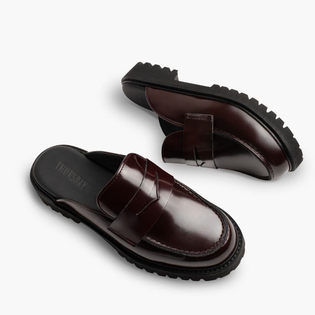 Penny Mule | Burgundy - Image 4
