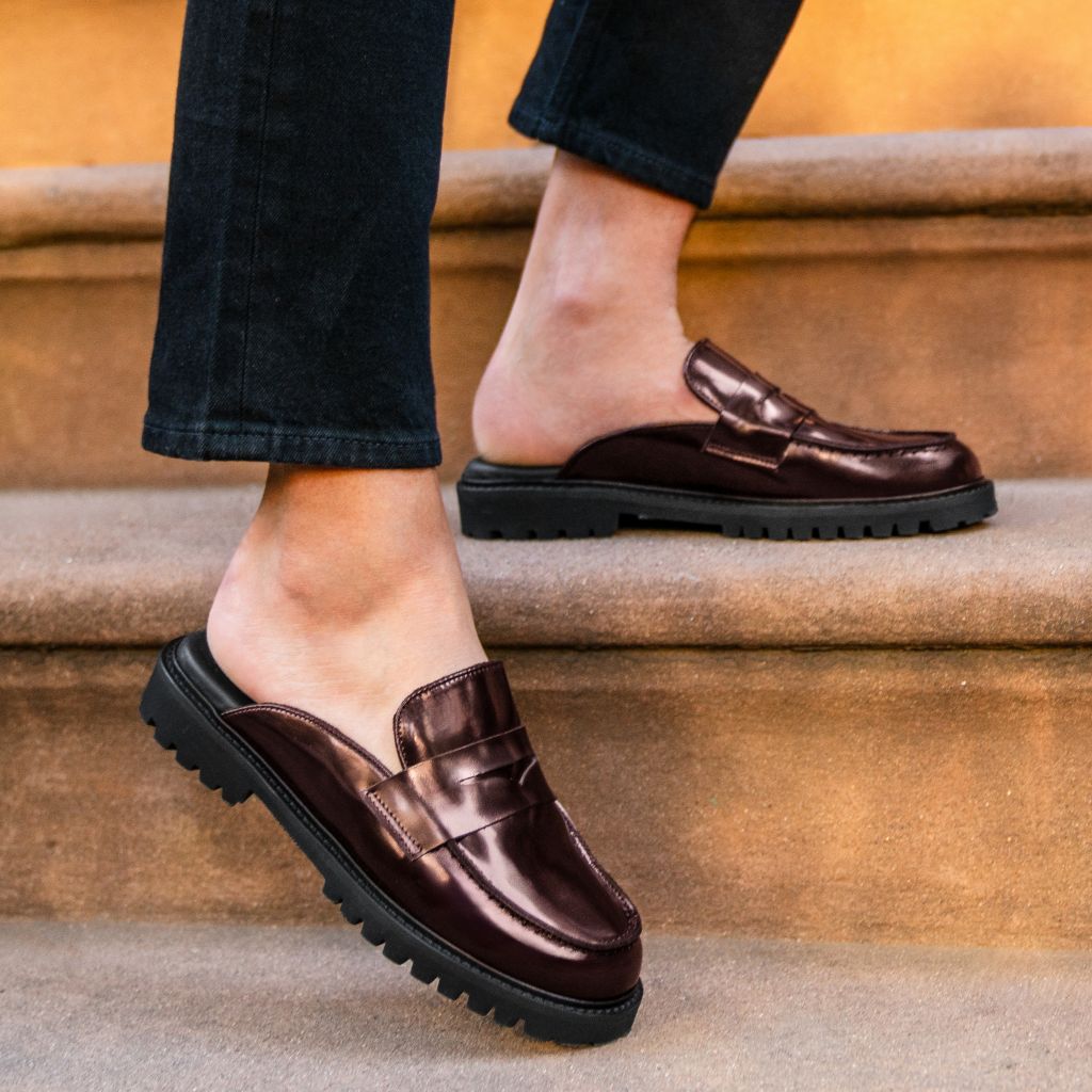 Penny Mule | Burgundy - Image 7