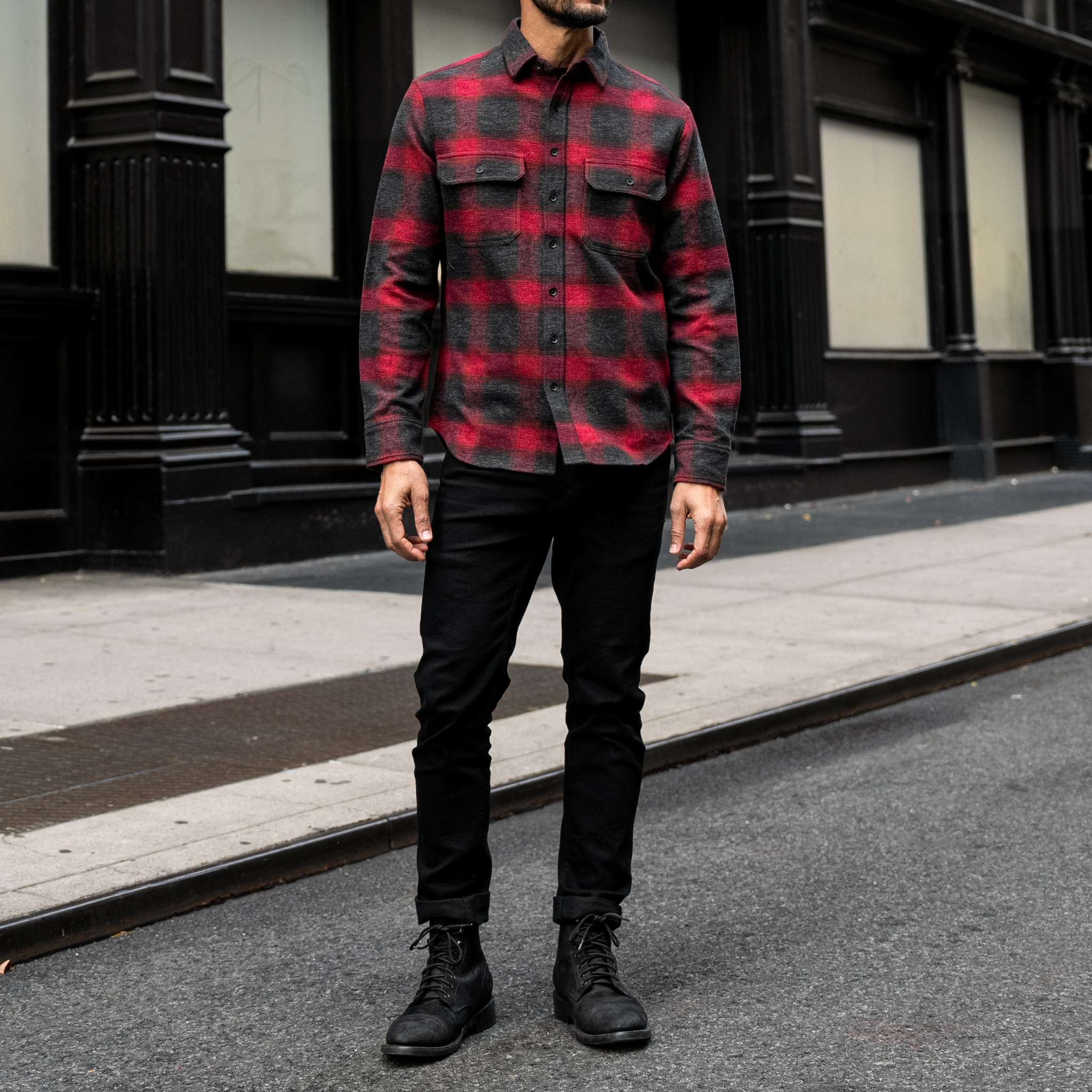 Summit Flannel Shirt | Red - Image 8
